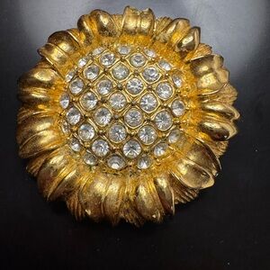 Vintage Modo Sunflower Brooch